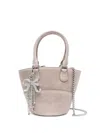 Self-portrait Suede Tote Bag