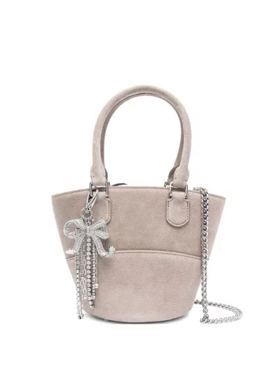 Self-portrait Self Portrait Suede Tote Bag