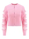 Self-portrait Cristopher Kane Residency Cardigan With Cut-out Details