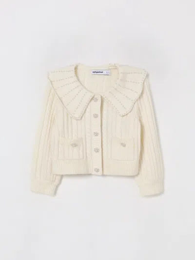 Self-portrait Sweater  Kids Color Beige In Neutral