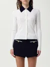Self-portrait Self Portrait Women Wool Cardigan With Contrasting Collar