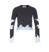 Self-portrait Self Portrait Sweaters Grey In Blue
