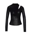 Self-portrait Self Portrait Women Cut Out Knit Top In Black