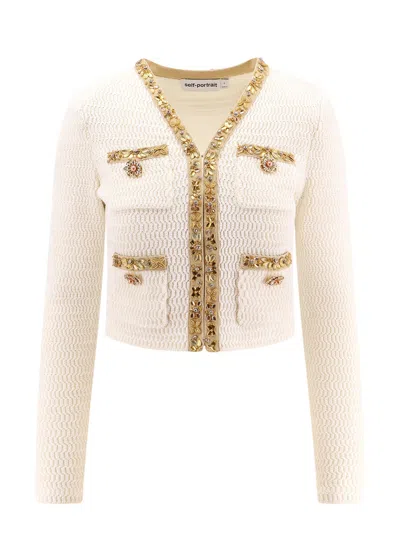 Self-portrait Self Portrait Jumpers Beige In Neutral