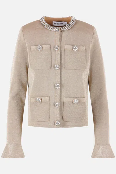 Self-portrait Sweaters In Neutral