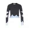 Self-portrait Self Portrait Sweaters Grey In Blue