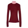 Self-portrait Silk Sweaters In Red