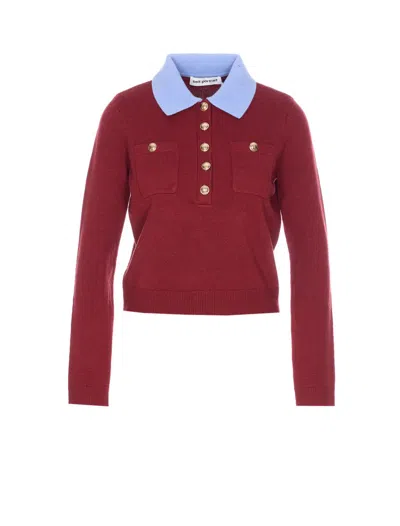 Self-portrait Sweaters In Red