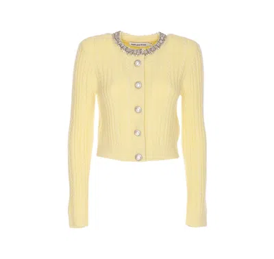 Self-portrait Sweaters In Yellow