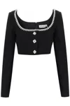 Self-portrait Self Portrait Women T-shirt In Black