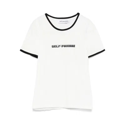 SELF-PORTRAIT T SHIRTS WHITE