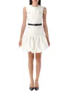 Self-portrait Self Portrait Women Taffeta Mini Dress In White