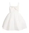 Self-portrait Taffeta Bandeau Mini Dress In White