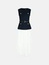 Self-portrait 'taffeta' Blue Polyester Dress