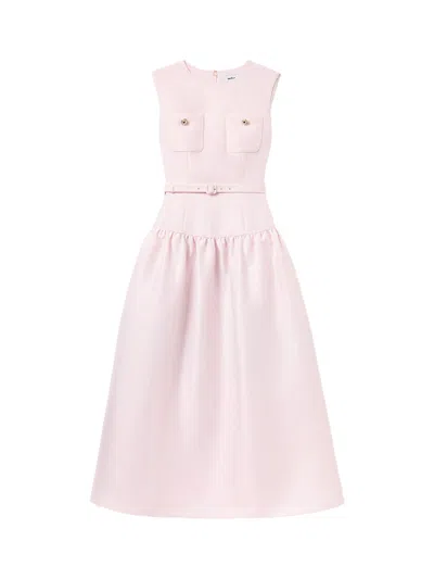 SELF-PORTRAIT SELF-PORTRAIT TAFFETA DRESS PINK