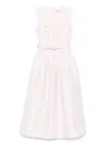 Self-portrait Taffeta Tailored Midi Dress