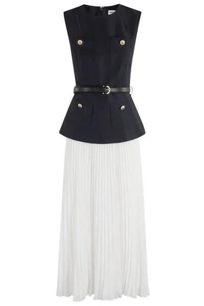 SELF-PORTRAIT SELF-PORTRAIT TAFFETA MIDI DRESS
