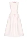 Self-portrait Taffeta Midi Dress In Pink