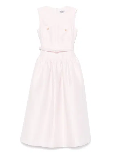 SELF-PORTRAIT TAFFETA MIDI DRESS