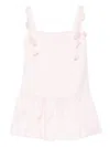 Self-portrait Taffeta Mini Dress In Pink