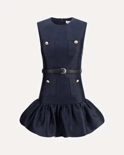 SELF-PORTRAIT TAFFETA SHORT DRESS