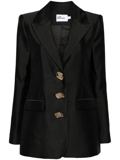 SELF-PORTRAIT PEAK-LAPELS SINGLE-BREASTED BLAZER