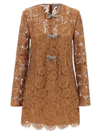SELF-PORTRAIT SELF-PORTRAIT LACE MINI DRESS