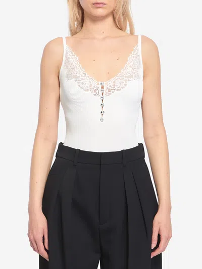 SELF-PORTRAIT TANK TOP WITH LACE