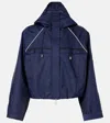 Self-portrait Piped-trim Jacket In Blue