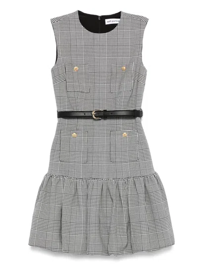 SELF-PORTRAIT SELF PORTRAIT PRINCE OF WALES CHECK MINI DRESS