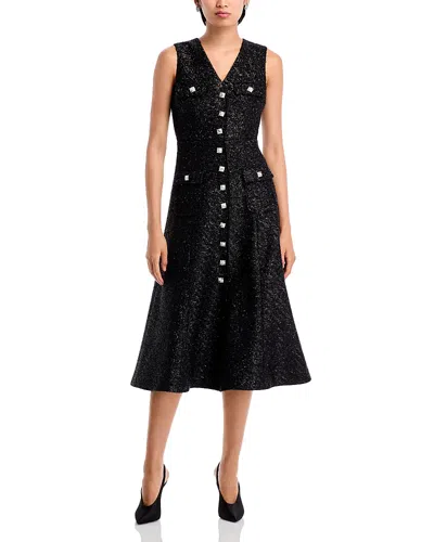 Self-portrait Self Portrait Dress With Pockets In Black