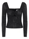 Self-portrait Sweaters In Black