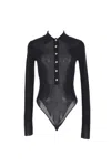 Self-portrait Top In Black