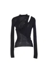 Self-portrait Self Portrait Women Cut Out Knit Top In Black