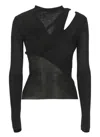 Self-portrait Self Portrait Women Cut Out Knit Top In Black