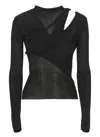 Self-portrait Self Portrait Women Cut Out Knit Top In Black