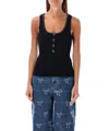 Self-portrait Embellished Viscose Blend Knit Top