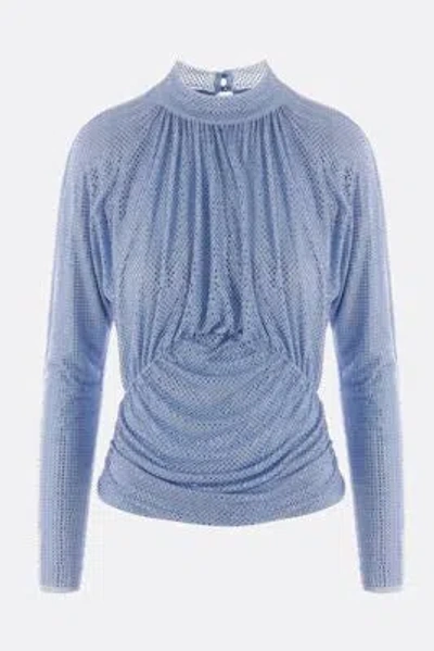 Self-portrait Top In Blue