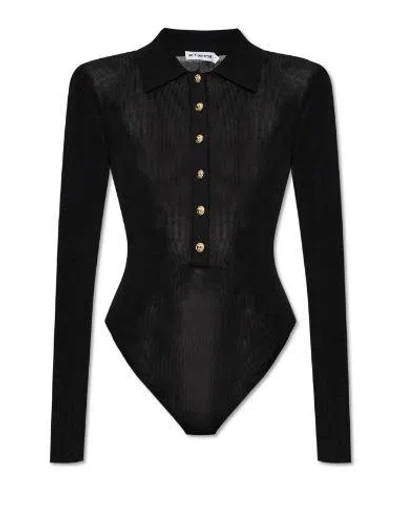 Self-portrait Top In Black