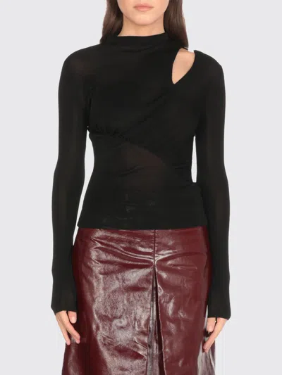 Self-portrait Top  Woman Color Black