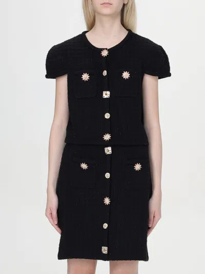 Self-portrait Top  Woman Color Black