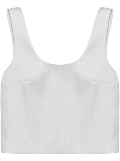 Self-portrait Top In White