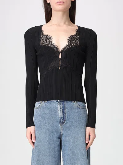 Self-portrait Top  Woman Color Black