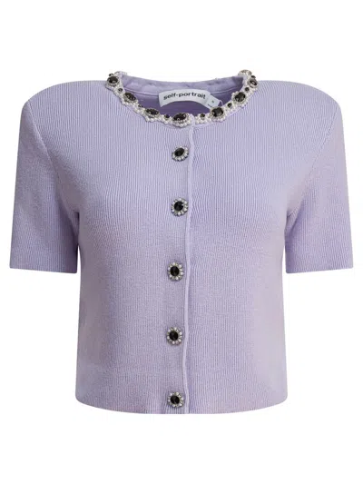 Self-portrait Tops In Purple