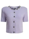 Self-portrait Tops In Purple