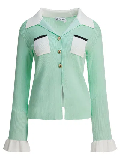 Self-portrait Tops Green