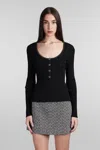 Self-portrait Top In Black