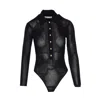 Self-portrait Viscose Knit Bodysuit