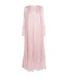 Self-portrait Tulle Embellished Maxi Dress In Pink