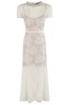 Self-portrait Tulle Lace Midi Dress